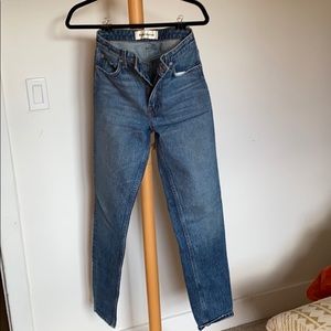 Reformation vintage inspired fit denim jeans
